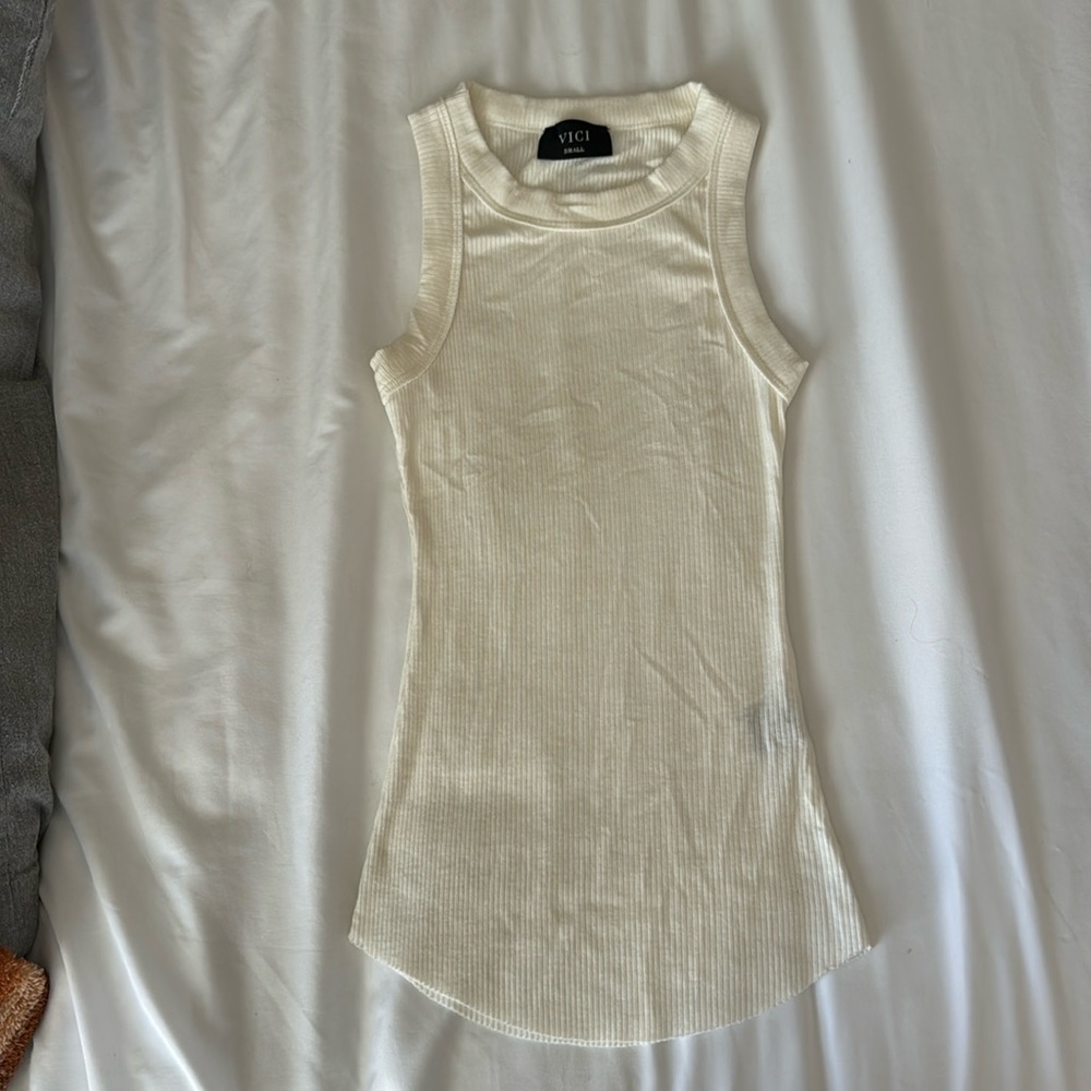 VICI ribbed tank top